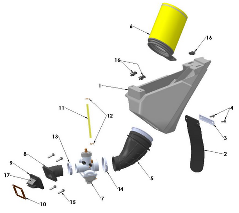 AIRBOX AND INLET SYSTEM 2022 CX65