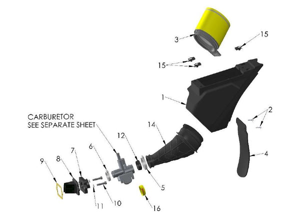 AIRBOX AND INTAKE SYSTEM - 2021 CX50 FWE