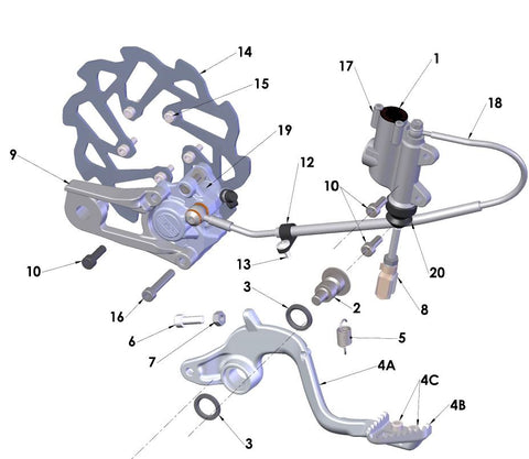 BRAKES - REAR - 2021 CX50 FWE