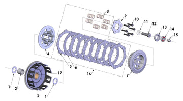 ENGINE - CLUTCH - 2016 CX65