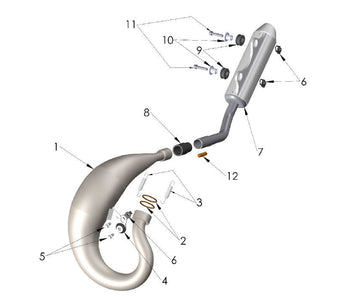 EXHAUST SYSTEM - 2022 CX50 FWE