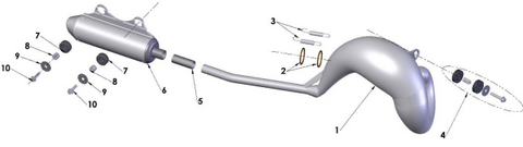 EXHAUST SYSTEM - 2022 CX50 JR