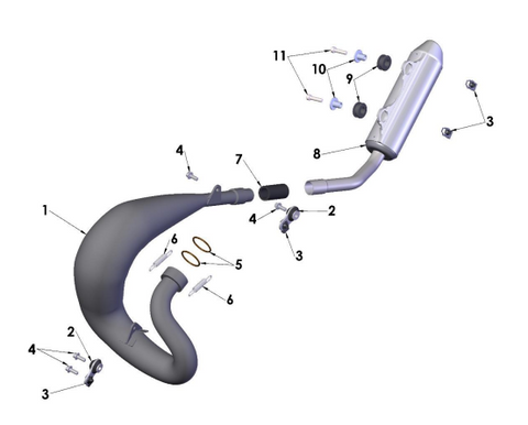 EXHAUST SYSTEM - 2022 CX65