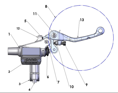 BRAKE - FRONT MASTER CYLINDER 2022 CX65