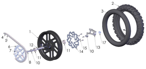 WHEEL - REAR - 2021 CX50 SR