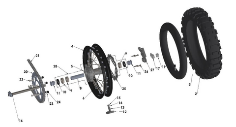 WHEEL - REAR - 2022 CX65