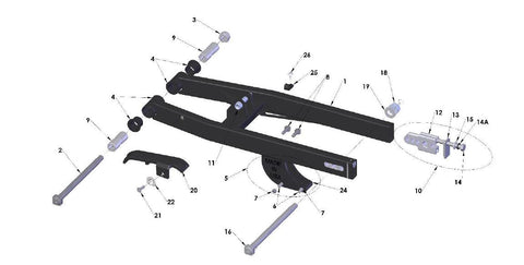 SWINGARM - 2022 CX50 FWE