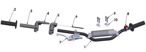 HANDLEBARS & CONTROLS - 2023 CX50 SR