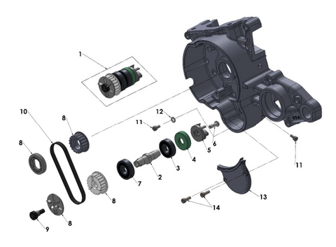 ENGINE - WATER PUMP 2023 CX50 SR