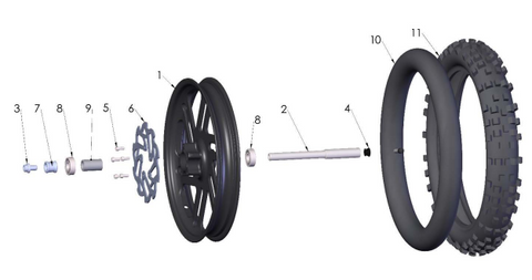 WHEEL - FRONT - 2023 CX50 SR