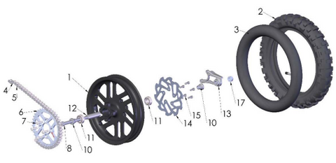 WHEEL - REAR - 2023 CX50 SR