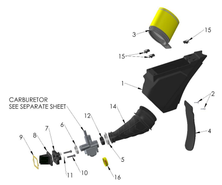AIRBOX AND INTAKE SYSTEM - 2023 CX50 FWE