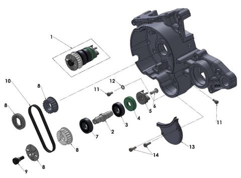 ENGINE - WATER PUMP 2023 CX50 FWE