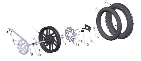 WHEEL - REAR - 2022 CX50 FWE