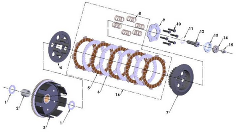 ENGINE - CLUTCH - 2022 CX65