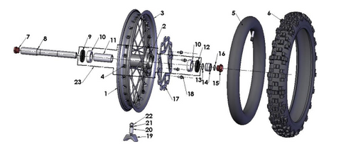 WHEEL - FRONT - 2022 CX65