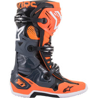 Alpinestar Tech 10 Boots - Gray/Orange/Black/White