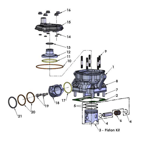 ENGINE - TOP END - 2022 CX65